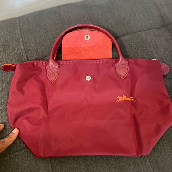 Longchamp le pliage club tote -Red Garnet - Picture 9 of 10